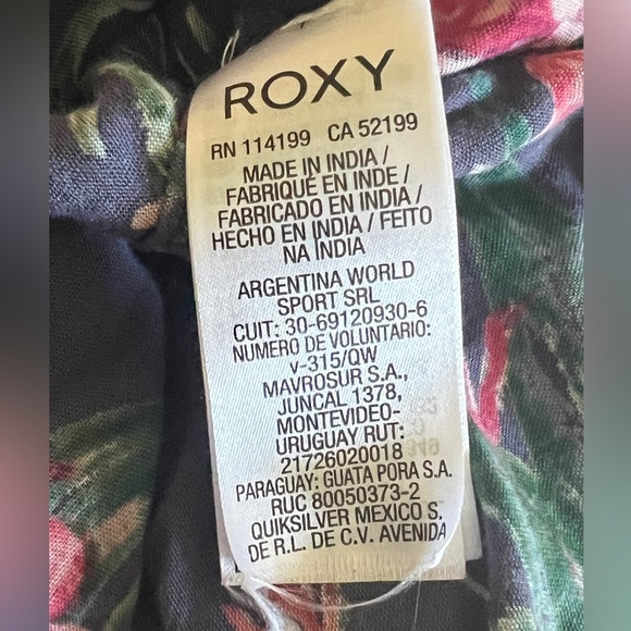 Roxy Dark Floral Patterned Fabric - Picture 4 of 6